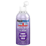 NeilMed NasaMist Multi-Purpose Saline Spray - All-in-One Nasal Relief, 6.0 oz