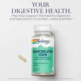Solaray Pancreatin 1300 - 90 Capsules