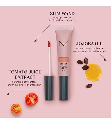 House Of Makeup Orange Colour Corrector - Hydrating Pro Concealer for Dark Circles, 12ml (Medium to Dark)