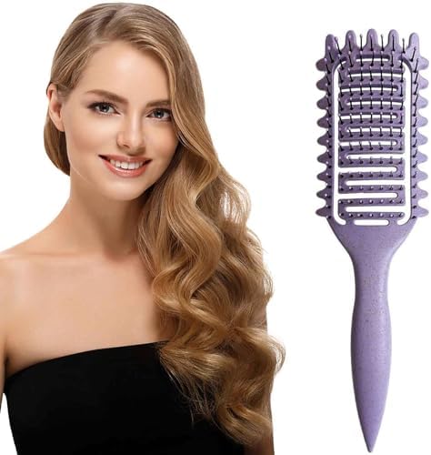 ELIO Curl Defining Brush - Purple - Enhance & Shape Your Curls