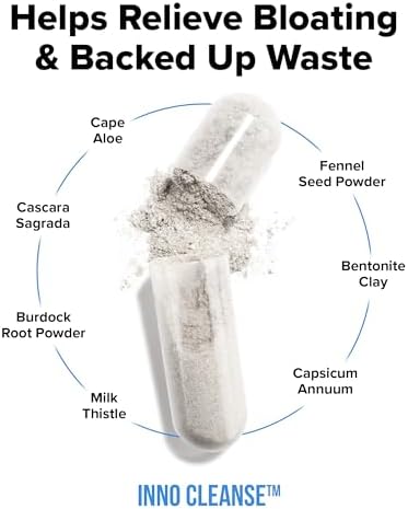 Inno Cleanse - Waist Trimming Complex | Digestive System Support & Aid | Reduced Bloating | Improves Energy Levels | Gluten Free, Vegan Friendly