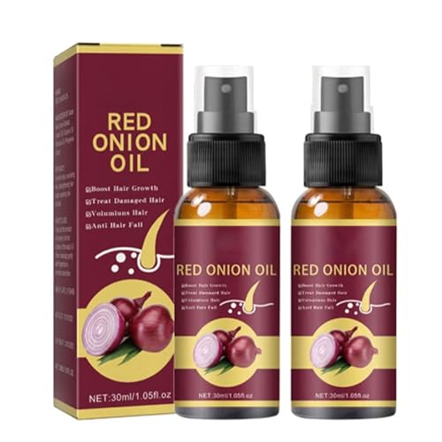 Premium Red Onion Hair Oil & Thickening Spray - 30ml | Anti-Hair Loss & Rapid Growth for Men & Women