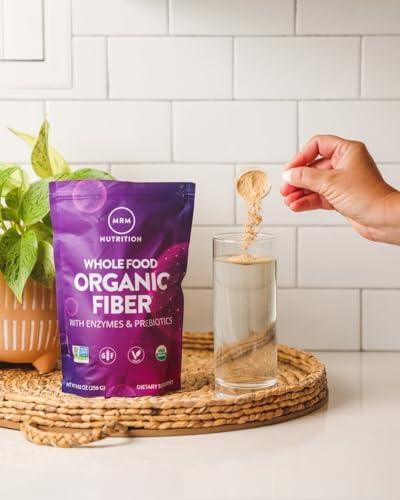 MRM Organic Whole Food Fiber: Boost Digestion & Regularity (32 Servings)