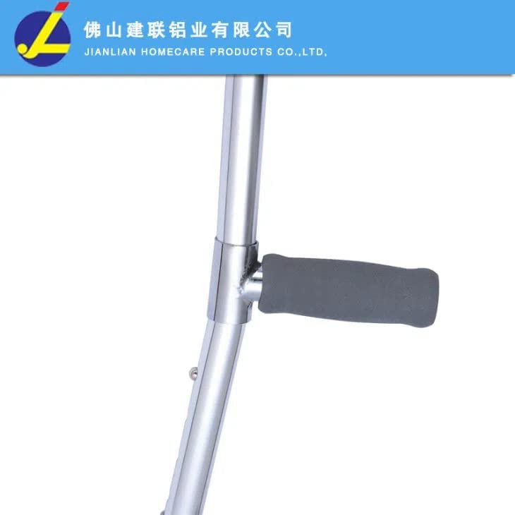 Dorra JL933L Anodized Aluminum Forearm Crutch with Movable Handgrip