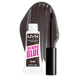 NYX Professional Makeup The Brow Glue Instant Brow Styler, Black - All-Day Brow Hold