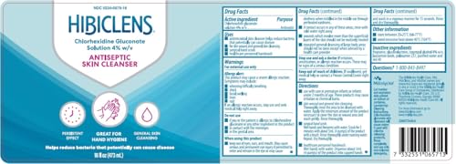 Hibiclens Antimicrobial Skin Cleanser - 8oz Bottle for Daily Hygiene