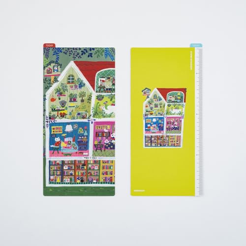 Hobonichi Techo Yumi Kitagishi Pencil Board for Weekly Planning - Animal Condo Accessory