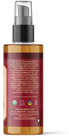 Badger Ginger Arnica & Cayenne Massage Oil - Deep Tissue Relief