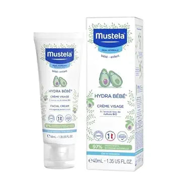 Mustela Hydra Bebe Face Cream - Daily Moisturizer - 40ml