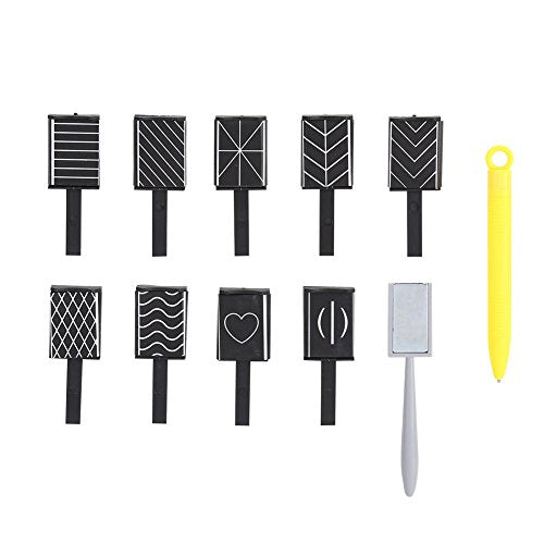 Born Pretty Magnetic Nail Polish & Cat Eye Magnet Tool Kit - 11 Pcs Set