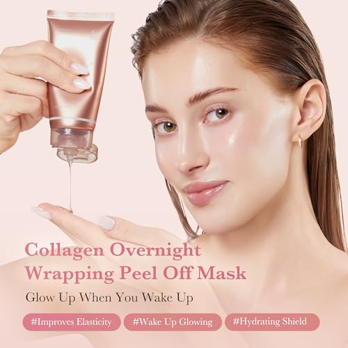 Collagen Night Wrapping Mask - Hydrating & Anti-Aging Sleep Mask for Overnight Skin Repair