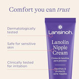 Lansinoh Lanolin Nipple Cream, Safe for Baby and Mom, Breastfeeding Essentials, 1.41 Ounces