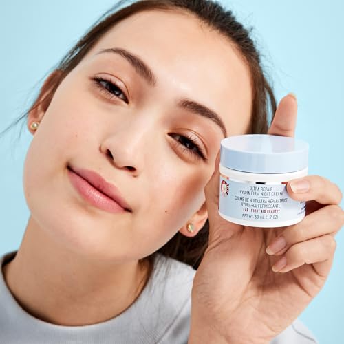 First Aid Beauty Night Cream Ultra Repair - Rich Hydration, Age-Resisting, Sensitive Skin, 1.7 oz