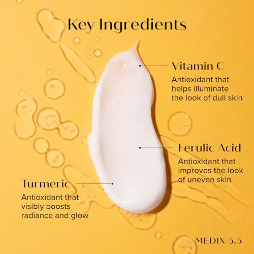 Medix 5.5 Vitamin C+ Body Cream with Turmeric - Brighten & Firm - 444ml