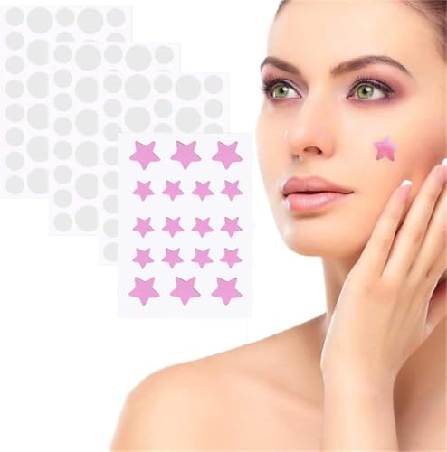 X spring Acne Patch - 126 Count Star-Shaped Hydrocolloid Patches for Face & Body