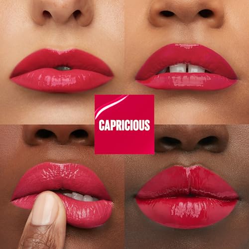 Maybelline SuperStay Vinyl Ink Liquid Lipstick - Long-Lasting Shine Finish - Capricious (45)