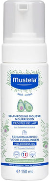 Mustela Nourishing Shampoo Mousse for Babies (150ml) - Gentle Cleansing & Conditioning