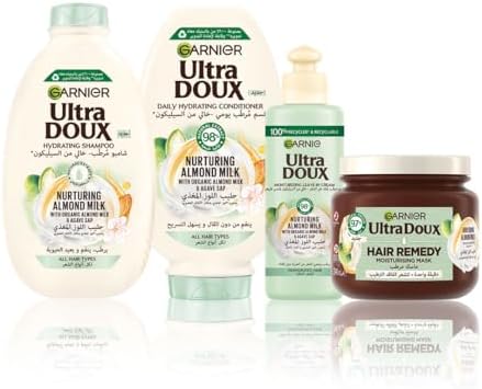 Garnier Ultra Doux Almond Milk Hydrating Shampoo - 400ml