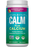 Natural Vitality Natural Calm Plus Calcium – Raspberry-Lemon, 16oz
