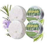 2Pack Rosemary Shampoo Bar for Hair Growth & Deep Cleansing - Anti Hair Loss Solid Shampoo Soap