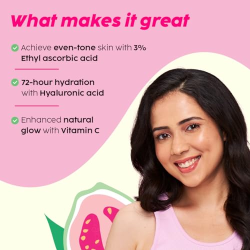 PLIX Guava Powered Vitamin C Regime: Hydrating Cleanser, 10% Dewy Serum & Smoothie Moisturizer Set