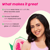 PLIX Guava Powered Vitamin C Regime: Hydrating Cleanser, 10% Dewy Serum & Smoothie Moisturizer Set