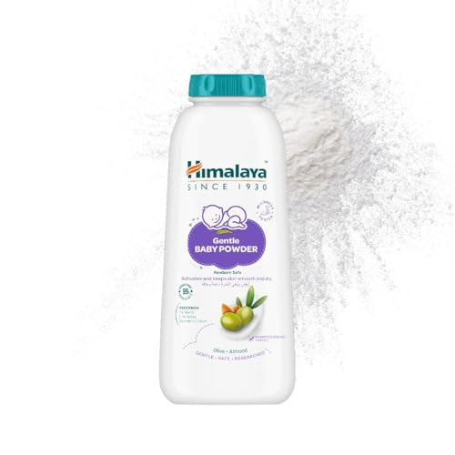 Himalaya Baby Powder - Hypoallergenic Formula with Olive & Almond | Fragrance-Free Protection