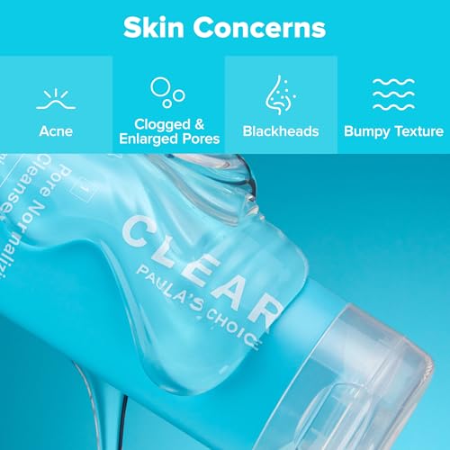 Paula's Choice CLEAR Pore Normalizing Gel Cleanser - 6oz | Facial Cleanser for Acne, Breakouts & Clogged Pores