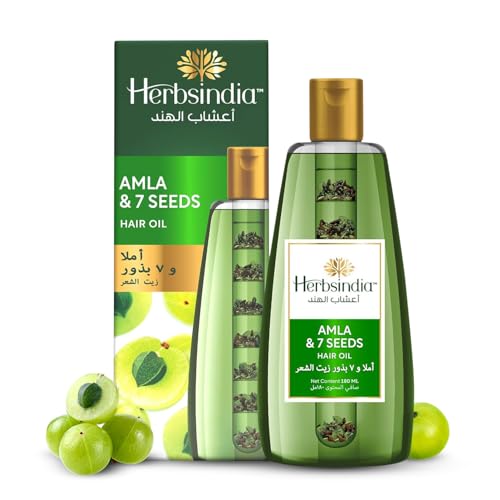 Herbsindia Amla & 7 Herbal Seeds Hair Oil - 280ml for Strength & Thickness