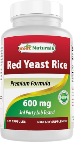 Best Naturals Red Yeast Rice 600mg - 120 Capsules