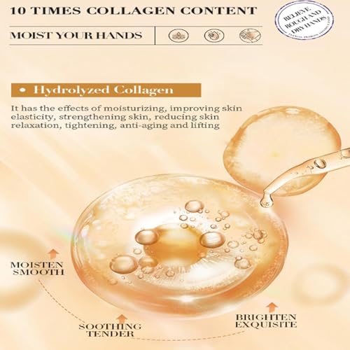 Collagen Anti-Aging Hand Cream - Intensive Moisturizing & Skin Replenishing (3-Pack)