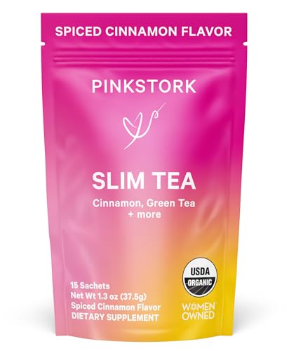 Pink Stork Slim Postpartum Metabolism Tea - Sweet Hibiscus - 15 Sachets