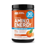Optimum Nutrition Amino Energy Plus Electrolytes Pre-Workout - Tangerine Wave (30 Servings) | BCAA, Amino Acids & Electrolytes