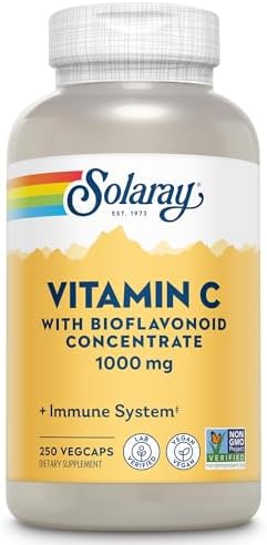 Solaray Vitamin C with Bioflavonoids - 1000mg (250 VegCaps)