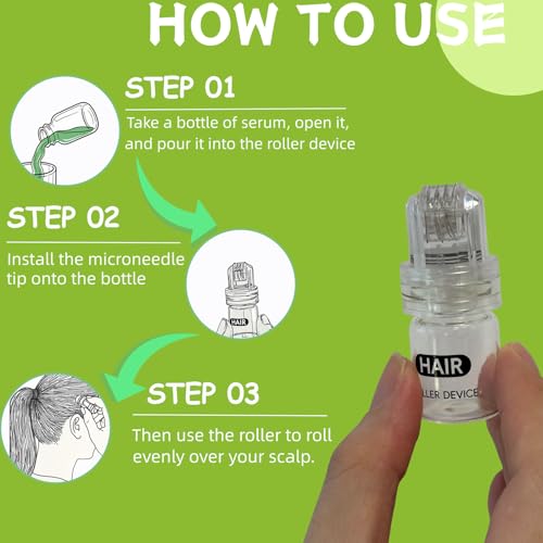 Hair Regrowth System - Advanced Growth Care with Peppermint & Ginger, Thicker Healthier Hair