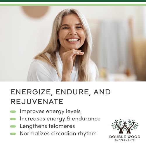 Double Wood NAD+ 500mg, 60 Capsules