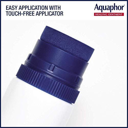 Aquaphor Healing Ointment with Touch-Free Applicator - 3 oz Tube | For Dry, Chapped Skin