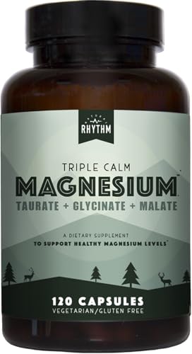 Natural Rhythm Triple Calm Magnesium Blend - 150mg Easily Absorbable Formula