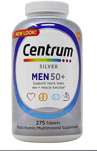 Centrum Silver Men 50+ Multivitamin for Active Aging - 275 Tablets
