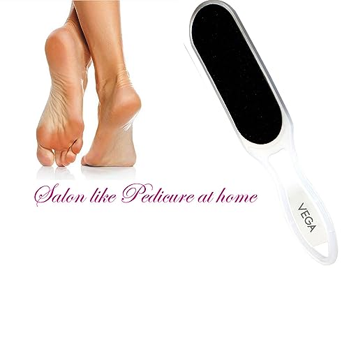 Vega Emery Large Foot File - Professional Pedicure Tool for Smooth Heels
