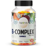 Laperva Vitamin B Complex Gummies - Energy & Brain Support, Strawberry, 60 Count