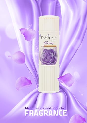 Enchanteur Alluring Perfumed Talc: Rose & Iris Scent
