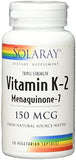 Solaray Vitamin K2 (MK-7) Triple Strength - 30 Vegetarian Capsules