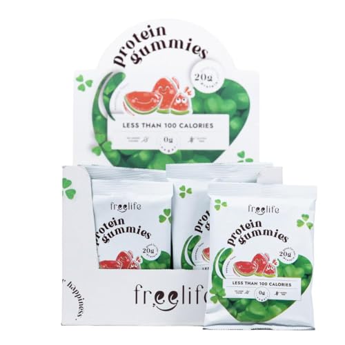 FreeLife Pineapple Protein Gummies - 32g Pack of 12