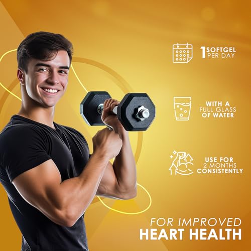 Ambrosial Omega 3 Fish Oil - 1000 mg with 180 mg EPA & 120 mg DHA - 60 Softgels