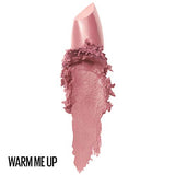 Maybelline Color Sensational The Creams Lipstick - Warm Me Up - Creamy, Hydrating Formula (Pack of 2)
