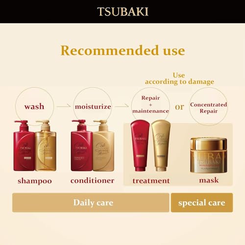 Premium Volume Repair Shampoo for Tsubaki Refill Pack - 900ml
