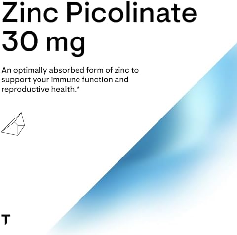 Thorne, Zinc Picolinate, 30 mg, 180 Capsules