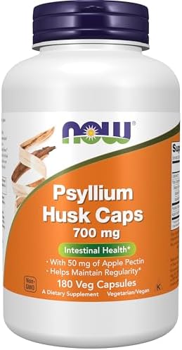 Now Foods Psyllium Husk Caps 700 mg - 180 Veg Capsules