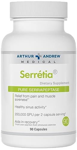 Arthur Andrew Medical Serretia Serrapeptase 500mg Capsules - 90 Count